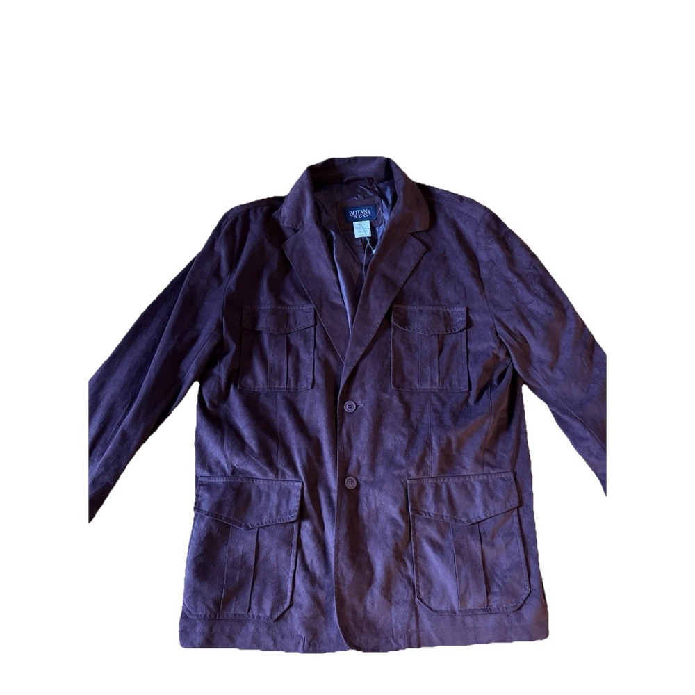 Men's Vintage Botany 500 Coat Dark Brown Size Large